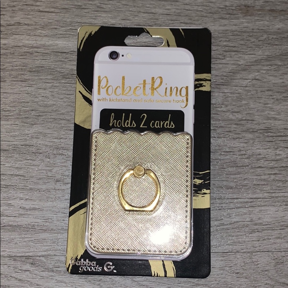 Gold Pocket Ring 💍 for Smartphone 📱